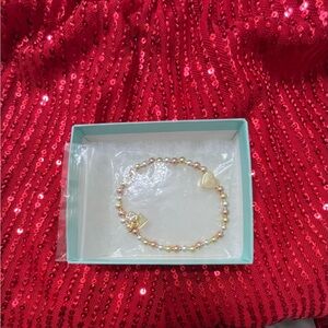 Lovey 3-Tone Metal Park Lane Heart Bracelet